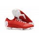 2019 Botas Futbol Nike Mercurial Vapor XII Elite FG Rojo Blanco