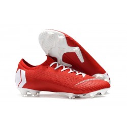2019 Botas Futbol Nike Mercurial Vapor XII Elite FG Rojo Blanco