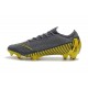 Nuevas Botas Nike Mercurial Vapor 12 Elite FG Gris Negro Gris Oscuro