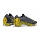 Nuevas Botas Nike Mercurial Vapor 12 Elite FG Gris Negro Gris Oscuro