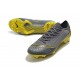 Nuevas Botas Nike Mercurial Vapor 12 Elite FG Gris Negro Gris Oscuro