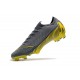 Nuevas Botas Nike Mercurial Vapor 12 Elite FG Gris Negro Gris Oscuro