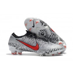 2019 Botas Futbol Nike Mercurial Vapor XII Elite FG Blanco Rojo Negro