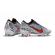 2019 Botas Futbol Nike Mercurial Vapor XII Elite FG Blanco Rojo Negro