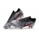 2019 Botas Futbol Nike Mercurial Vapor XII Elite FG Blanco Rojo Negro