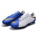 Botas Nike Hypervenom Phantom III FG Baratas Oro Blanco Azul