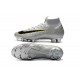 Nike Botas de Fútbol Mercurial Superfly 6 Elite FG Plata Negro