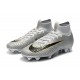 Nike Botas de Fútbol Mercurial Superfly 6 Elite FG Plata Negro