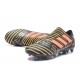 Botas de fútbol para Hombre Adidas Nemeziz 17+ 360 Agility FG Negro Rojo Dorado