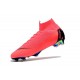 Nike Botas de Fútbol Mercurial Superfly 6 Elite FG Rosa Negro