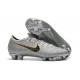 Nike Mercurial Vapor XII Elite FG Zapatos - Plata Negro