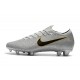 Nike Mercurial Vapor XII Elite FG Zapatos - Plata Negro
