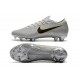 Nike Mercurial Vapor XII Elite FG Zapatos - Plata Negro