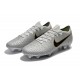Nike Mercurial Vapor XII Elite FG Zapatos - Plata Negro