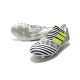 Botas de fútbol para Hombre Adidas Nemeziz 17+ 360 Agility FG Blanco Amarillo Negro