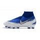 Botas de fútbol Nike Phantom VSN Elite DF FG Azul Blanco Plata