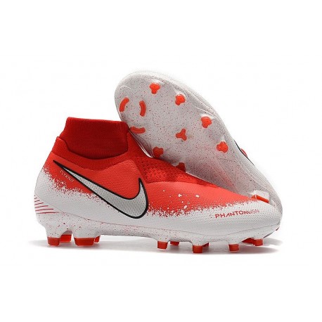 Botas de fútbol Nike Phantom VSN Elite DF FG Fully Charged Rojo