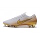 Nike Mercurial Vapor XII Elite FG Zapatos - Blanco Oro