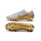 Nike Mercurial Vapor XII Elite FG Zapatos - Blanco Oro