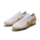 Nike Mercurial Vapor XII Elite FG Zapatos - Blanco Oro