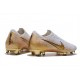 Nike Mercurial Vapor XII Elite FG Zapatos - Blanco Oro
