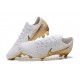 Nike Mercurial Vapor XII Elite FG Zapatos - Blanco Oro