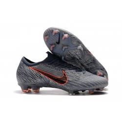 Nike Mercurial Vapor XII Elite FG Zapatos - Gris Naranja Negro
