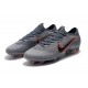 Nike Mercurial Vapor XII Elite FG Zapatos - Gris Naranja Negro