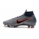 Nike Botas de Fútbol Mercurial Superfly 6 Elite FG Gris Negro