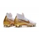 Nike Botas de Fútbol Mercurial Superfly 6 Elite FG Blanco Oro