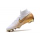 Nike Botas de Fútbol Mercurial Superfly 6 Elite FG Blanco Oro