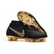 Nike Phantom Vision Elite DF FG Zapatos de Fútbol Negro Oro