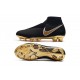 Nike Phantom Vision Elite DF FG Zapatos de Fútbol Negro Oro