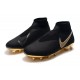 Nike Phantom Vision Elite DF FG Zapatos de Fútbol Negro Oro