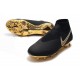 Nike Phantom Vision Elite DF FG Zapatos de Fútbol Negro Oro