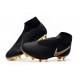 Nike Phantom Vision Elite DF FG Zapatos de Fútbol Negro Oro
