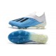 Zapatillas de fútbol Baratas Adidas X 18+ FG Azul Blanco Negro