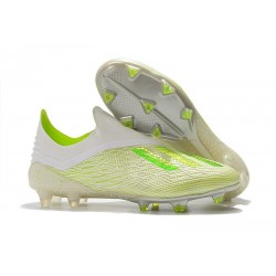 Zapatillas de fútbol Baratas Adidas X 18+ FG Verde Blanco