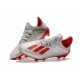 Zapatillas de Fútbol adidas X 19.1 FG Argento Rojo