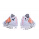 Zapatos de fútbol Baratas Adidas Nemeziz 17+ 360 Agility FG Blanco Naranja Gris