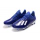 Zapatillas de Fútbol adidas X 19.1 FG Azul Blanco