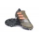 Botas de fútbol para Hombre Adidas Nemeziz 17+ 360 Agility FG Negro Rojo Dorado