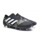 Botas de fútbol Adidas Nemeziz 17+ 360 Agility FG Negro Blanco Amarillo