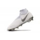 Nike Phantom Vision Elite DF FG Zapatos de Fútbol Blanco