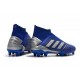 Zapatillas de Fútbol adidas Predator 19+ FG Azul Argento