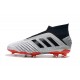 Zapatillas de Fútbol adidas Predator 19+ FG Argento Rojo Negro