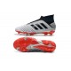 Zapatillas de Fútbol adidas Predator 19+ FG Argento Rojo Negro