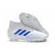 Zapatillas de Fútbol adidas Predator 19+ FG Blanco Azul
