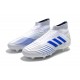 Zapatillas de Fútbol adidas Predator 19+ FG Blanco Azul
