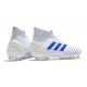 Zapatillas de Fútbol adidas Predator 19+ FG Blanco Azul